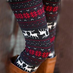 ❤️Reindeer Snowflake Leggings❤️